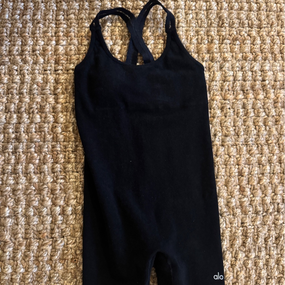 Alo Yoga Seamless Luxe Terry Cuddle Onsie Romper